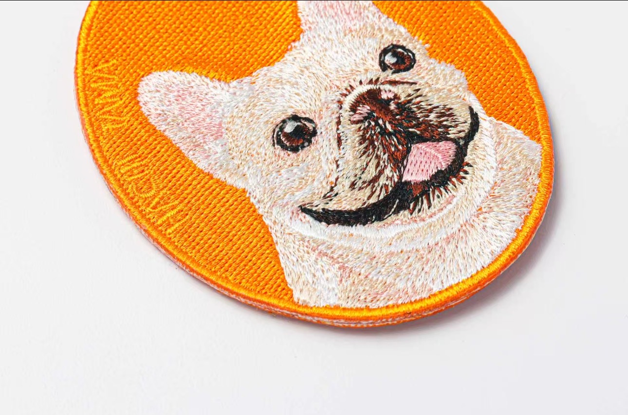Embroidered keyrings and charms
