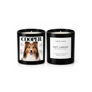 Soft Landing Black Jar Candle – Gift for Pet Lovers | HACHI TAMA