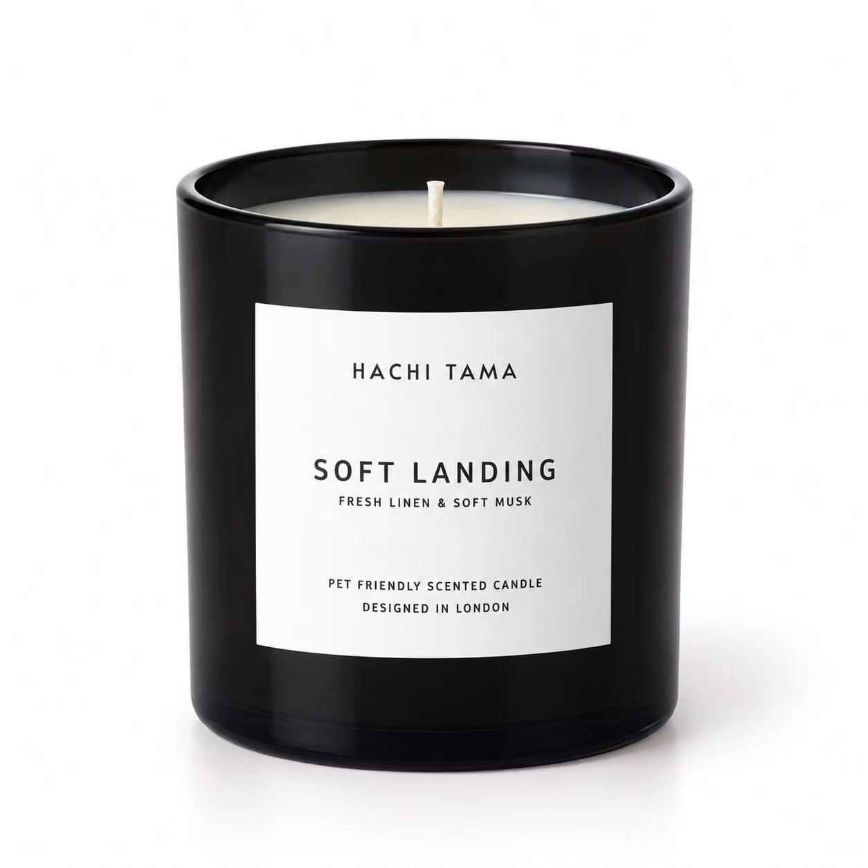 Soft Landing Black Jar Candle – Gift for Pet Lovers | HACHI TAMA